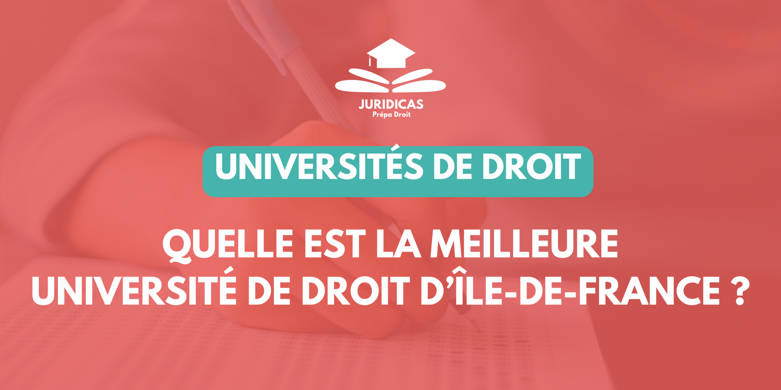 Meilleure université de droit ile de france